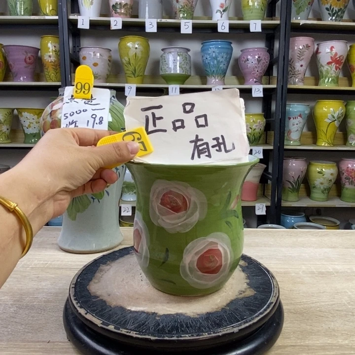 景德镇高温陶瓷花盆