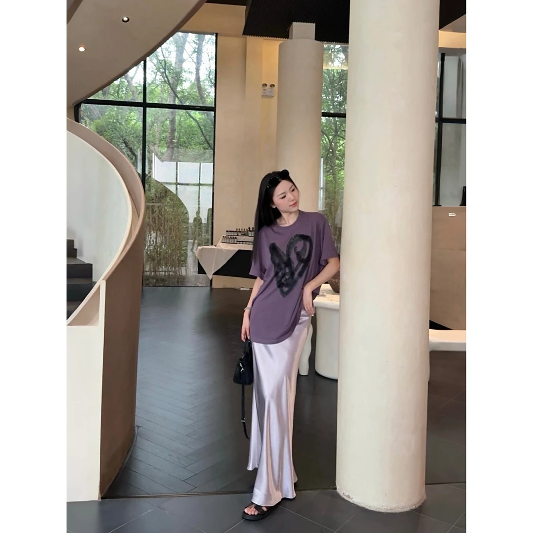 48H【纵享丝滑 3.0】加长升级面料版型丝滑垂感高腰气质半身裙su204