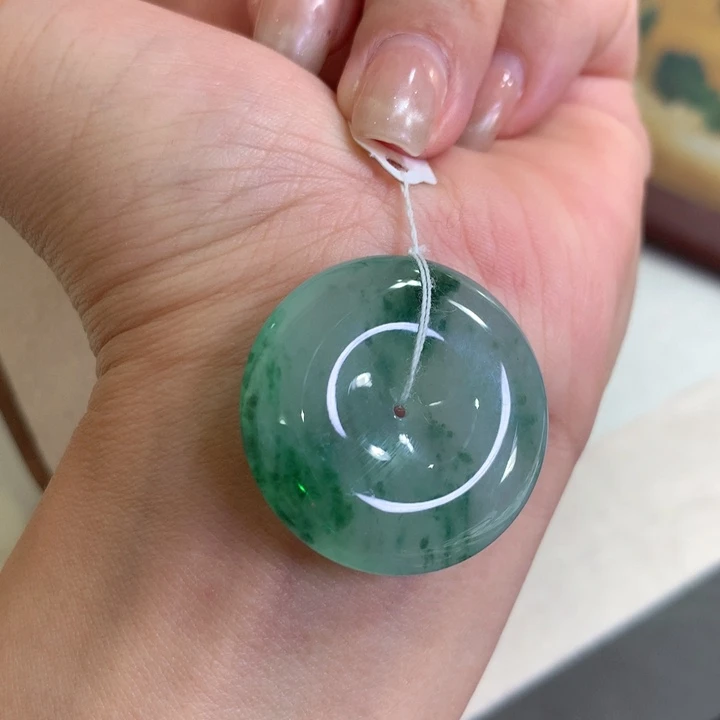 颈饰未镶嵌翡翠天然翡翠