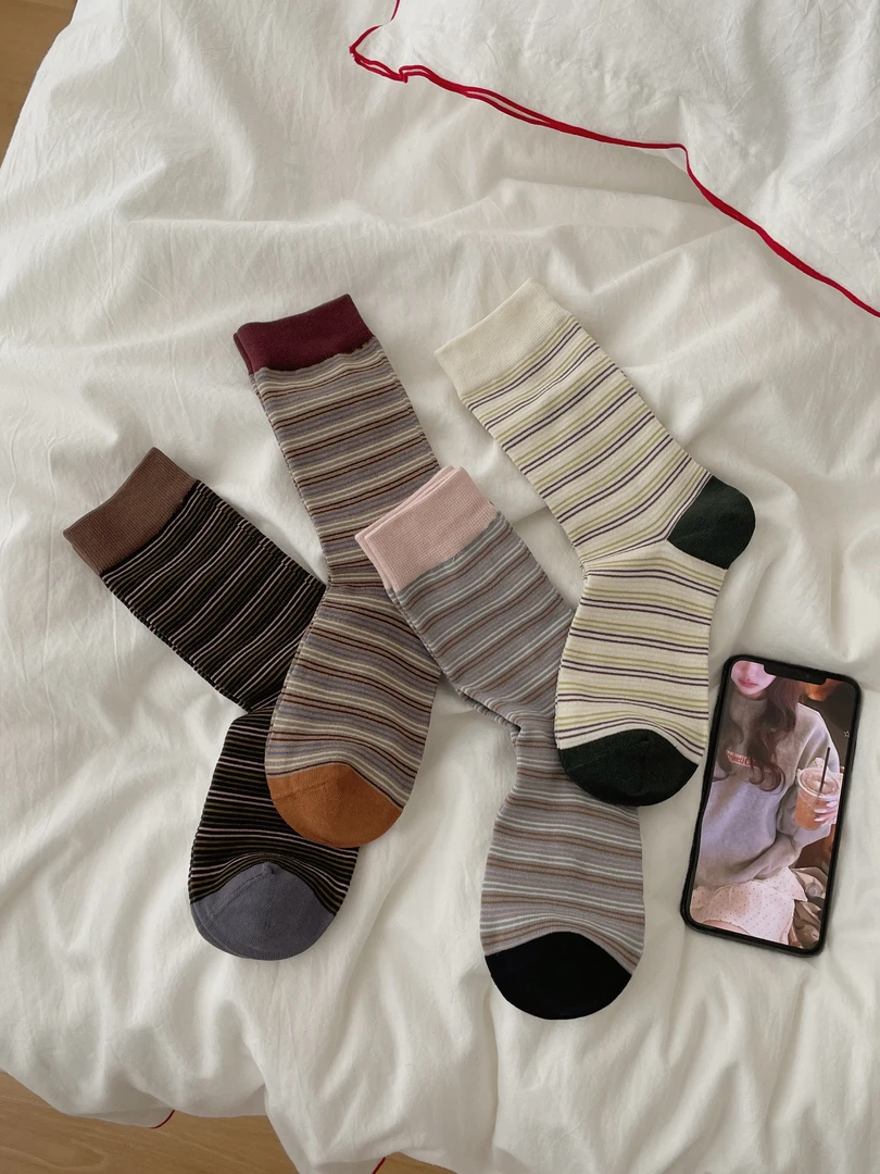 BAINAN 临时链接 冬款小动物女吸汗中筒保暖速干公主风