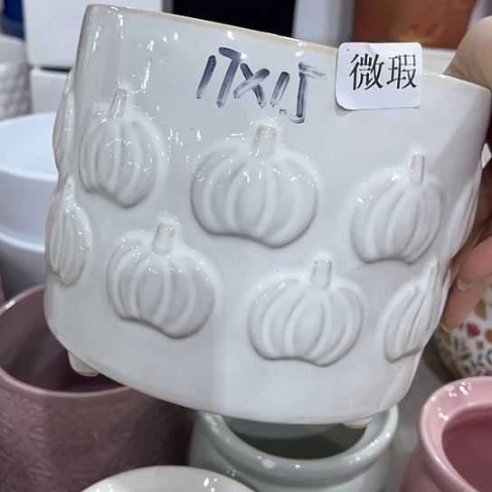 多肉绿植陶瓷花盆9.9包邮