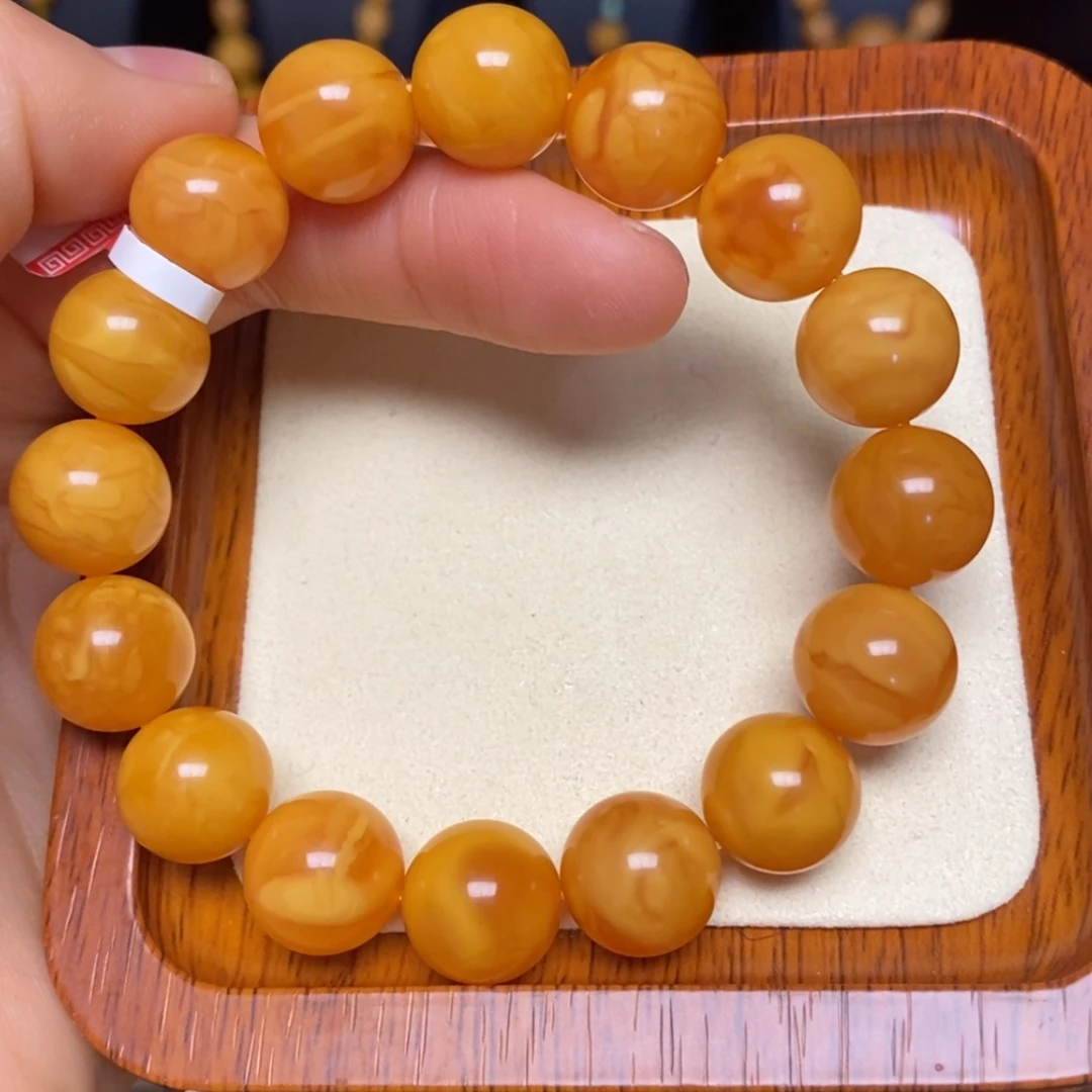 【闪购商品】蜜蜡手链未镶嵌手串