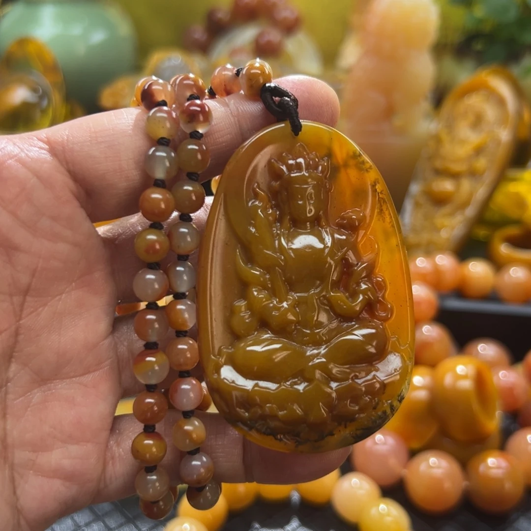 石英质玉未镶嵌颈饰