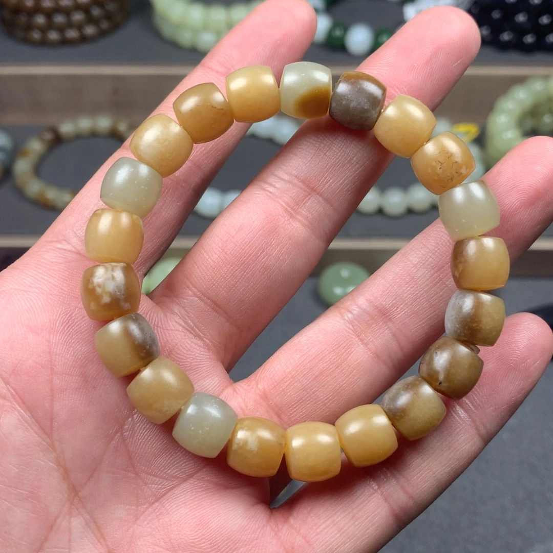 和田玉（糖玉）未镶嵌手链