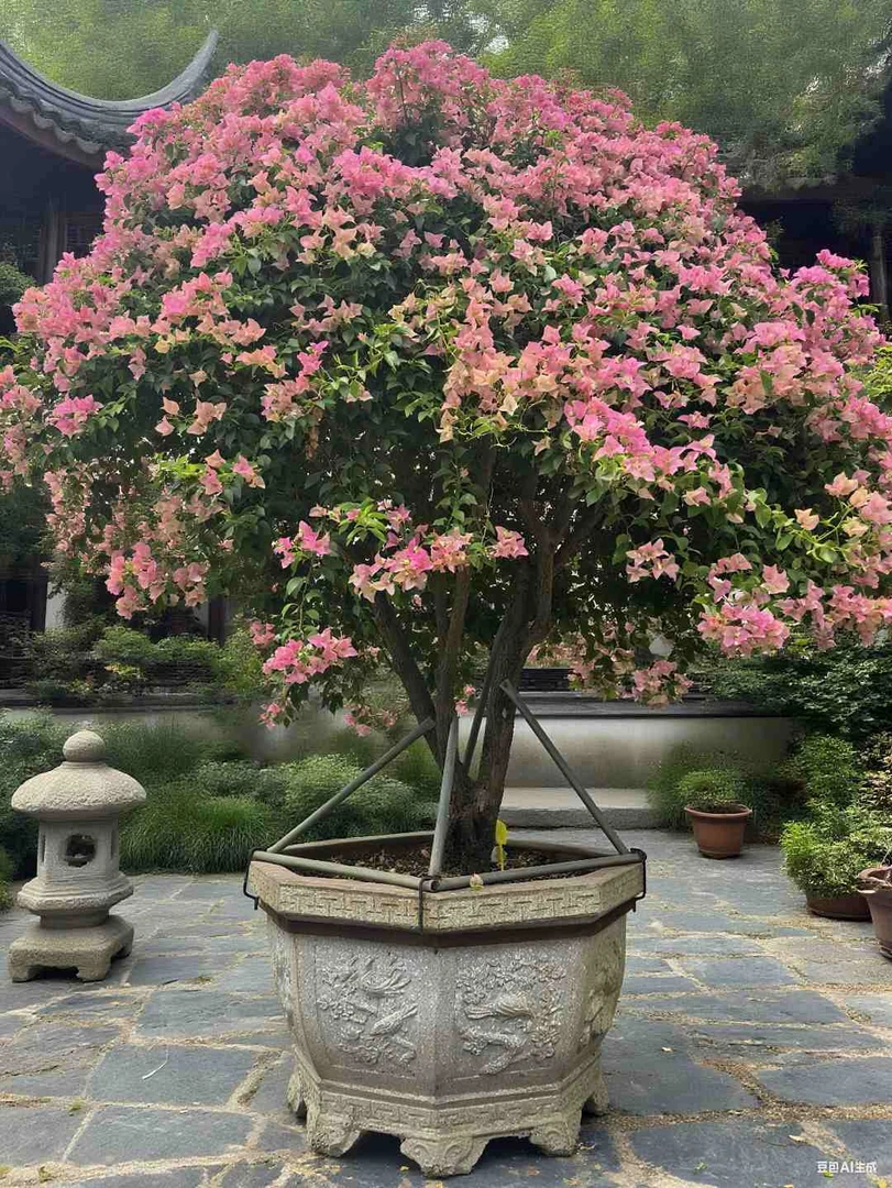 (一物一拍)精品三角梅勤花品种老桩别墅庭院阳台盆栽