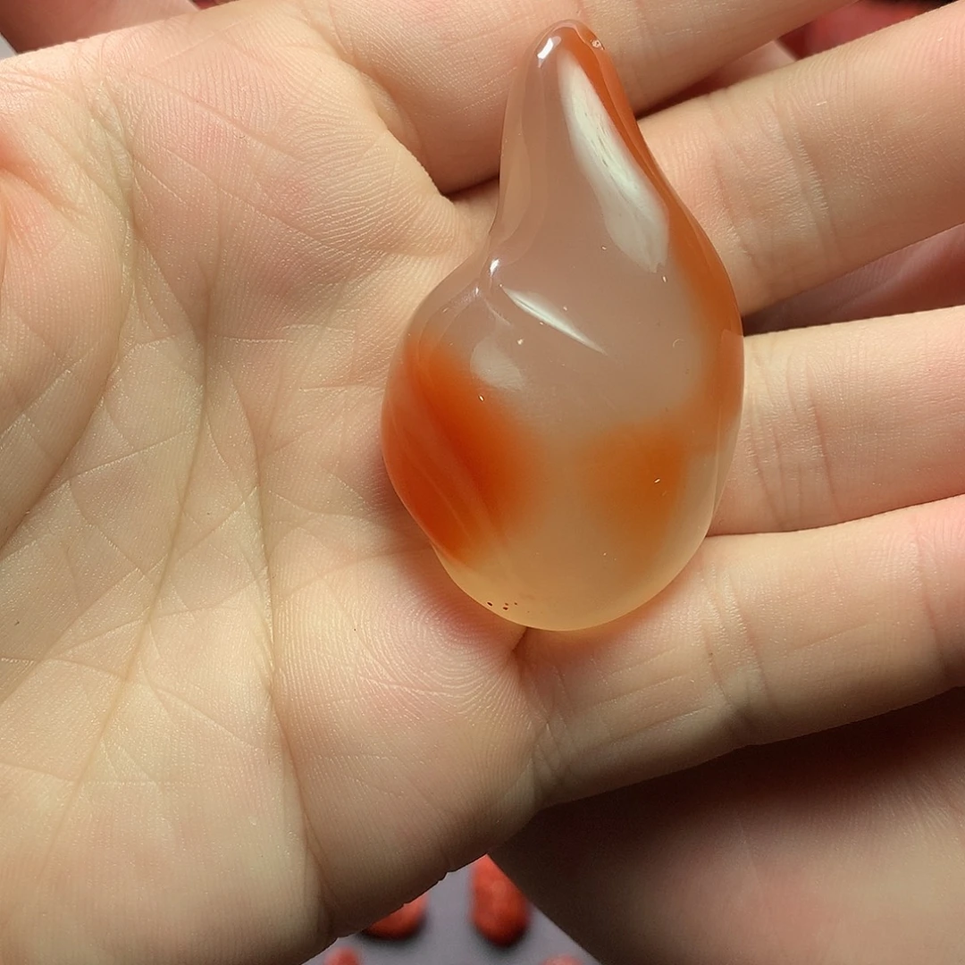 南红玛瑙未镶嵌1随行吊坠