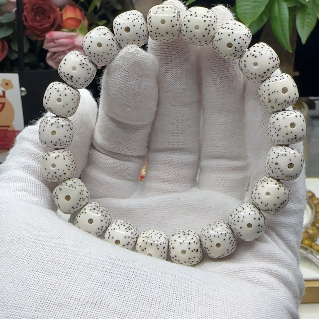 星月菩提手串原脂原生态11×10同枝果a16