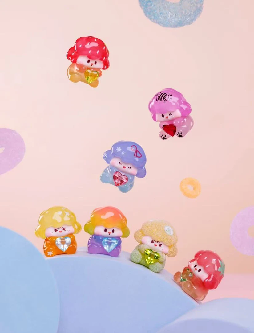 【拆盒】闪耀小狗Buddy小狗也心动萌粒盲盒可爱摆件