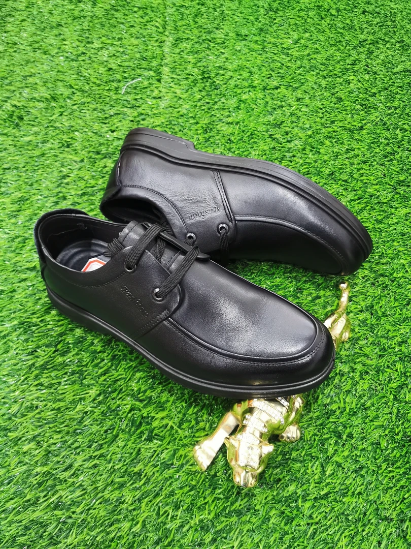 2025新款牛皮休闲特大码45--47码聚酯防滑软底