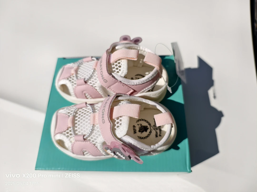 夏季舒适男女包头公主风凉鞋宝宝软底魔术贴休闲童鞋SO678