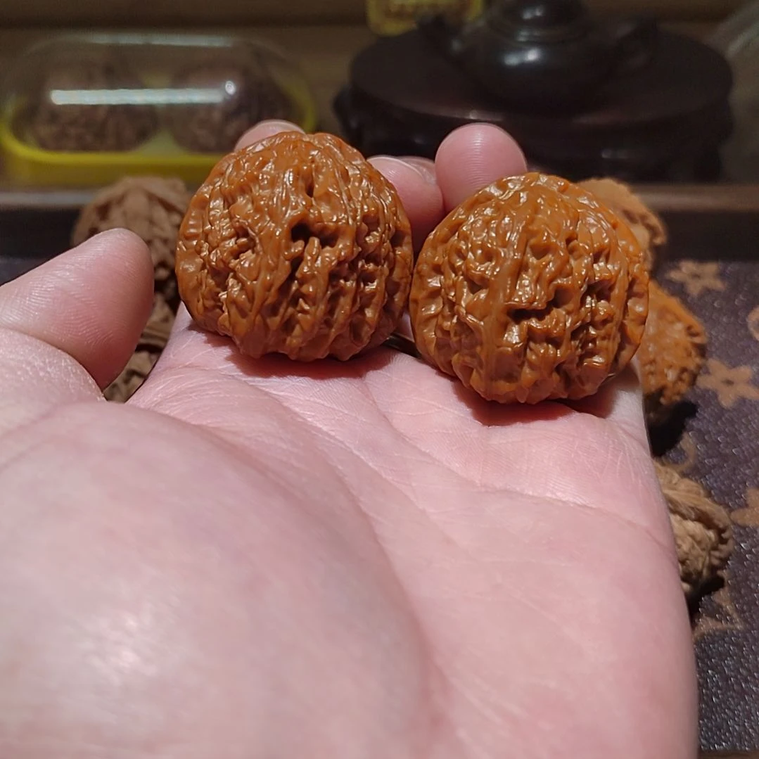 吊坠文玩核桃39白狮子