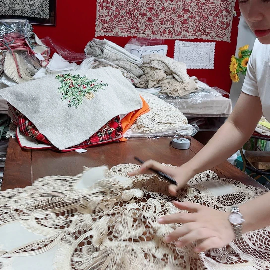 毛绒亚麻棉051-90圆