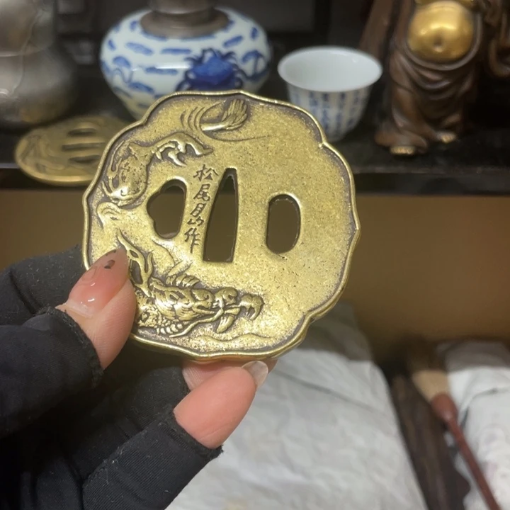 铜中古工艺品摆件