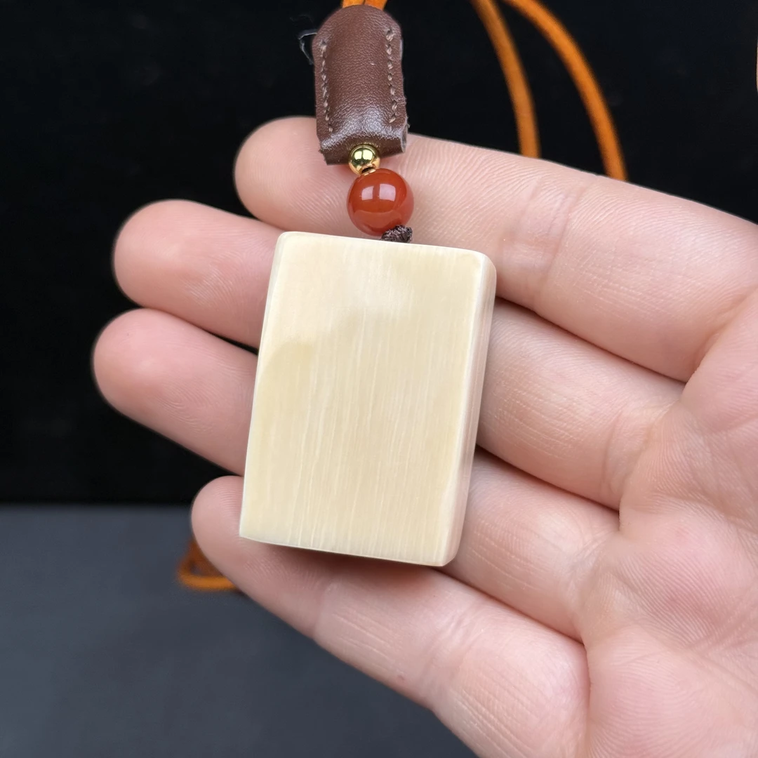 E2917天然猛犸牙肥皂 26x37x14mm支持鉴定 假一罚四