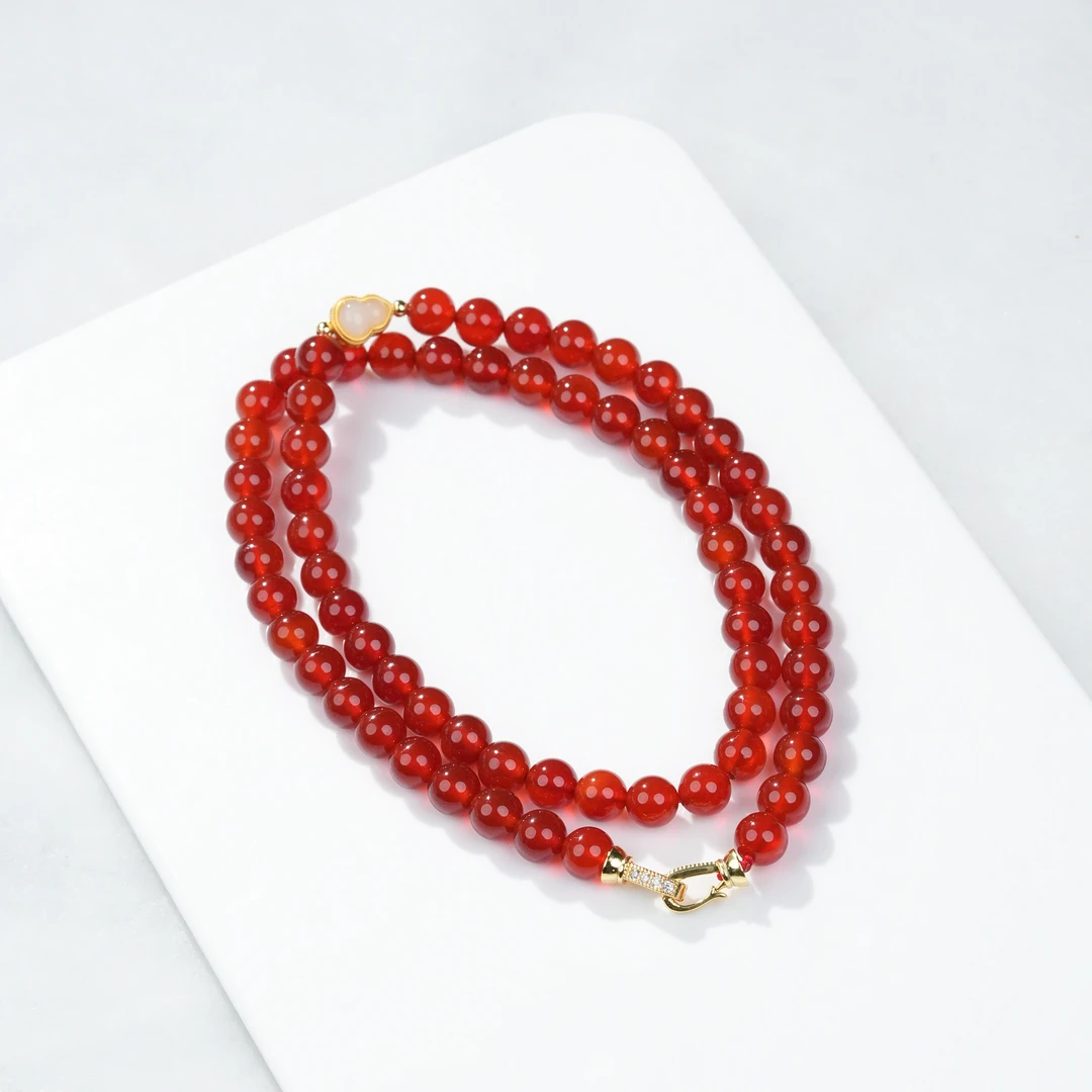 【心语甄选】0613 玛瑙项链（发货多样性一件）G33025