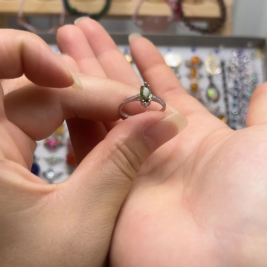 颈饰银S925镶嵌紫晶丁*车戒指102