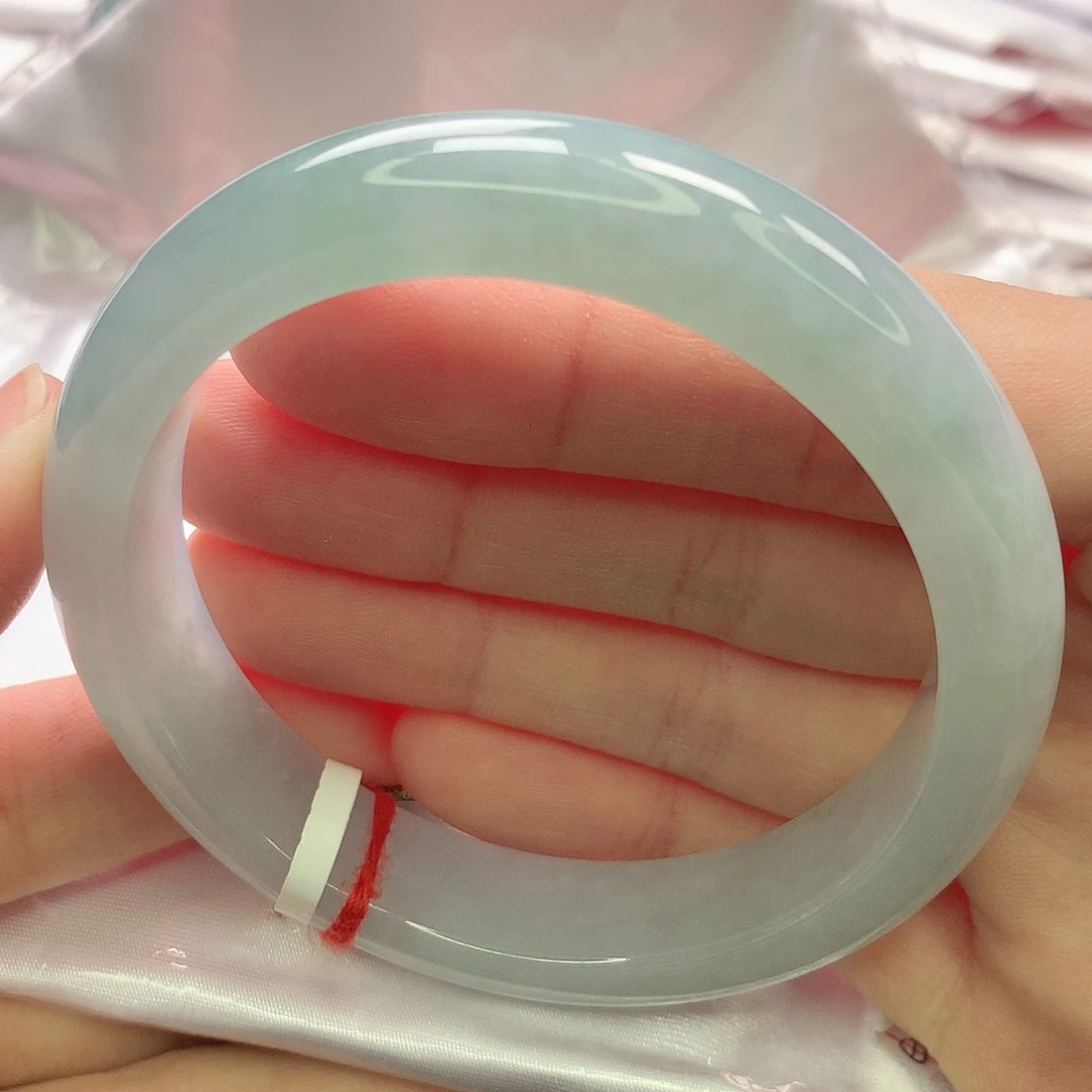 翡翠未镶嵌手镯缅甸56