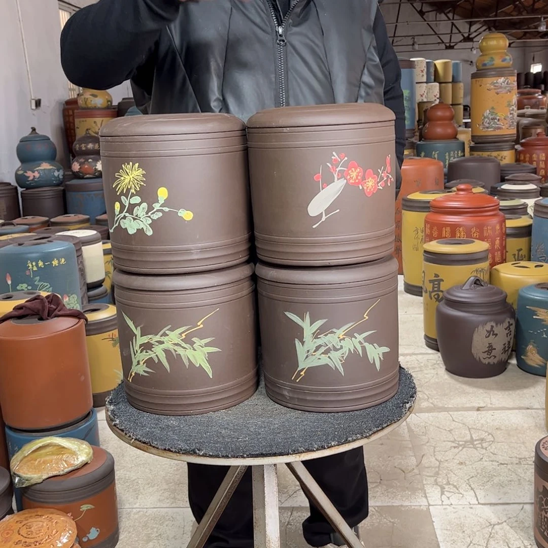 紫砂茶叶罐茶叶罐