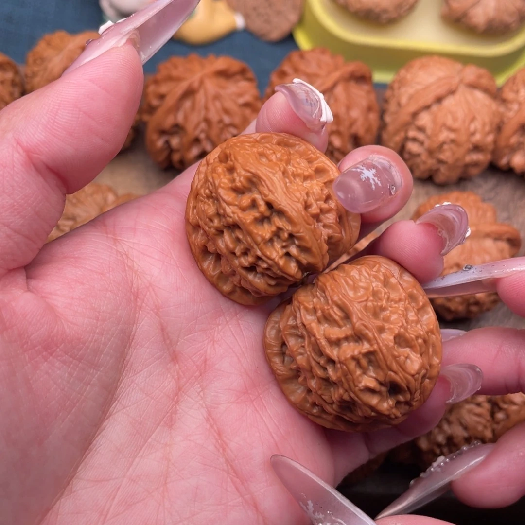 文玩核桃把件全品精配白狮子34