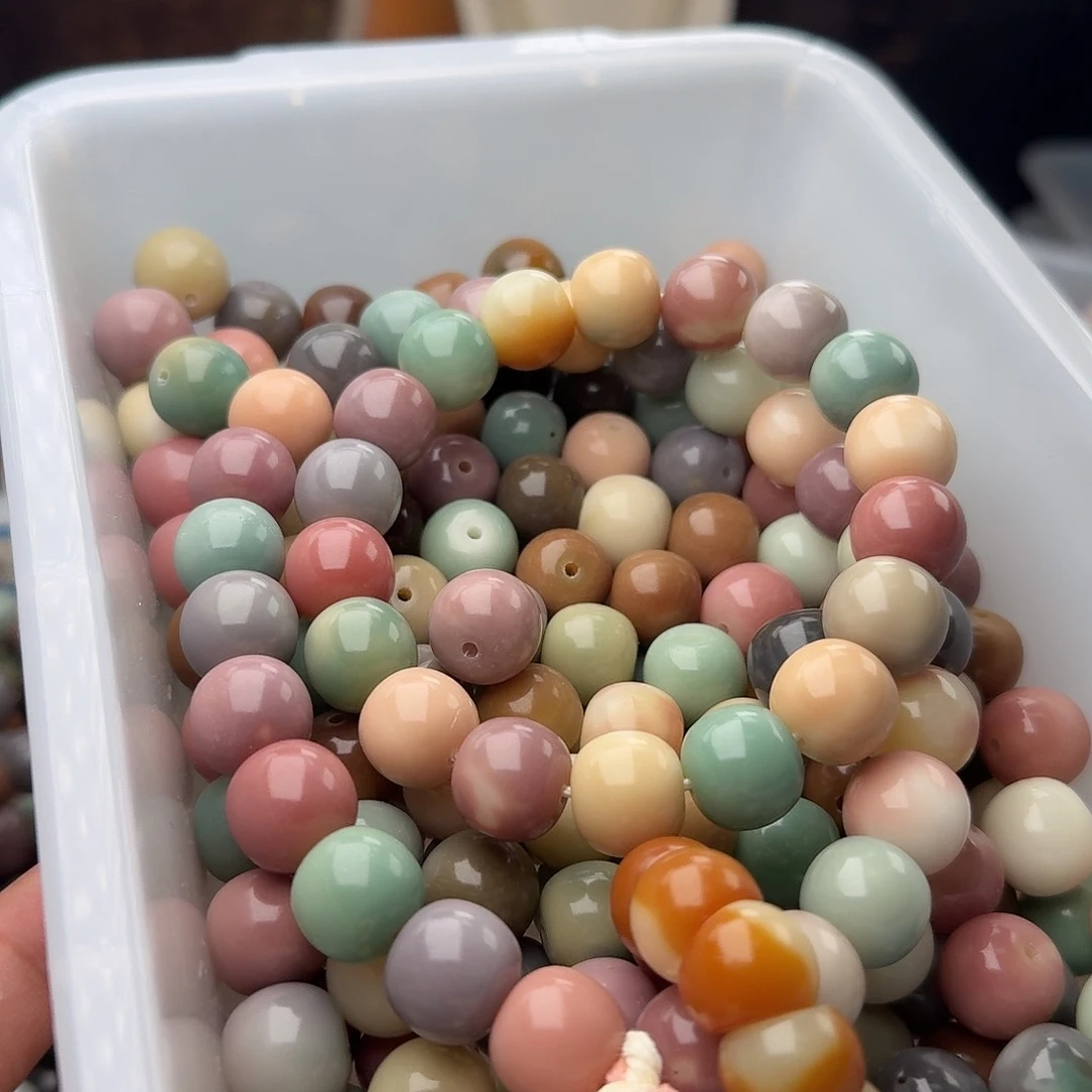 吊坠菩提根/象牙果50 颗油画 14 干磨苹果