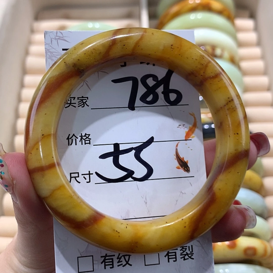 【闪购商品】蛇纹石玉手镯未镶嵌