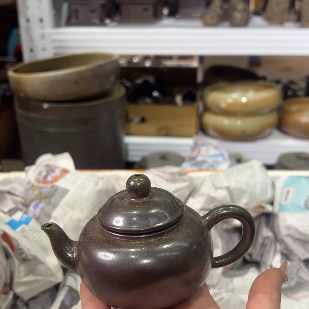 贵台龙窑柴烧茶壶108