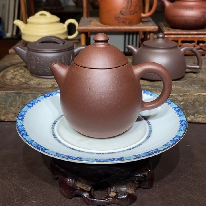 紫砂茶壶底槽清微瑕200容量