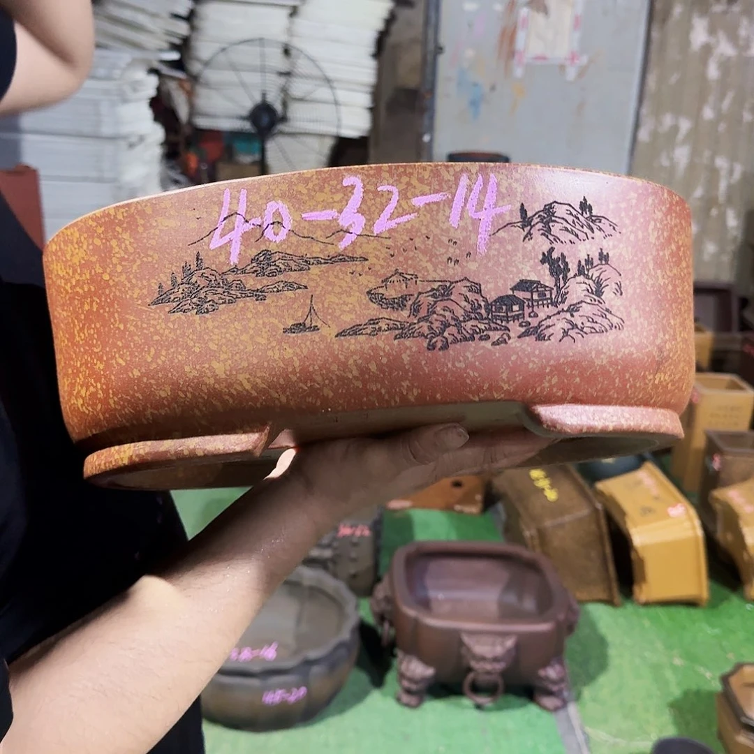 紫砂花盆紫砂花盆