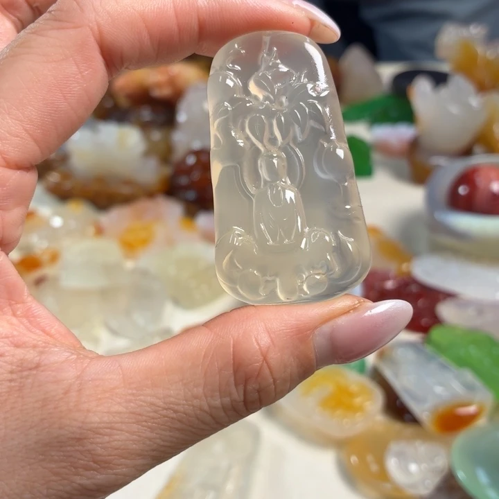 未镶嵌吊坠(不含链)玛瑙/玉髓