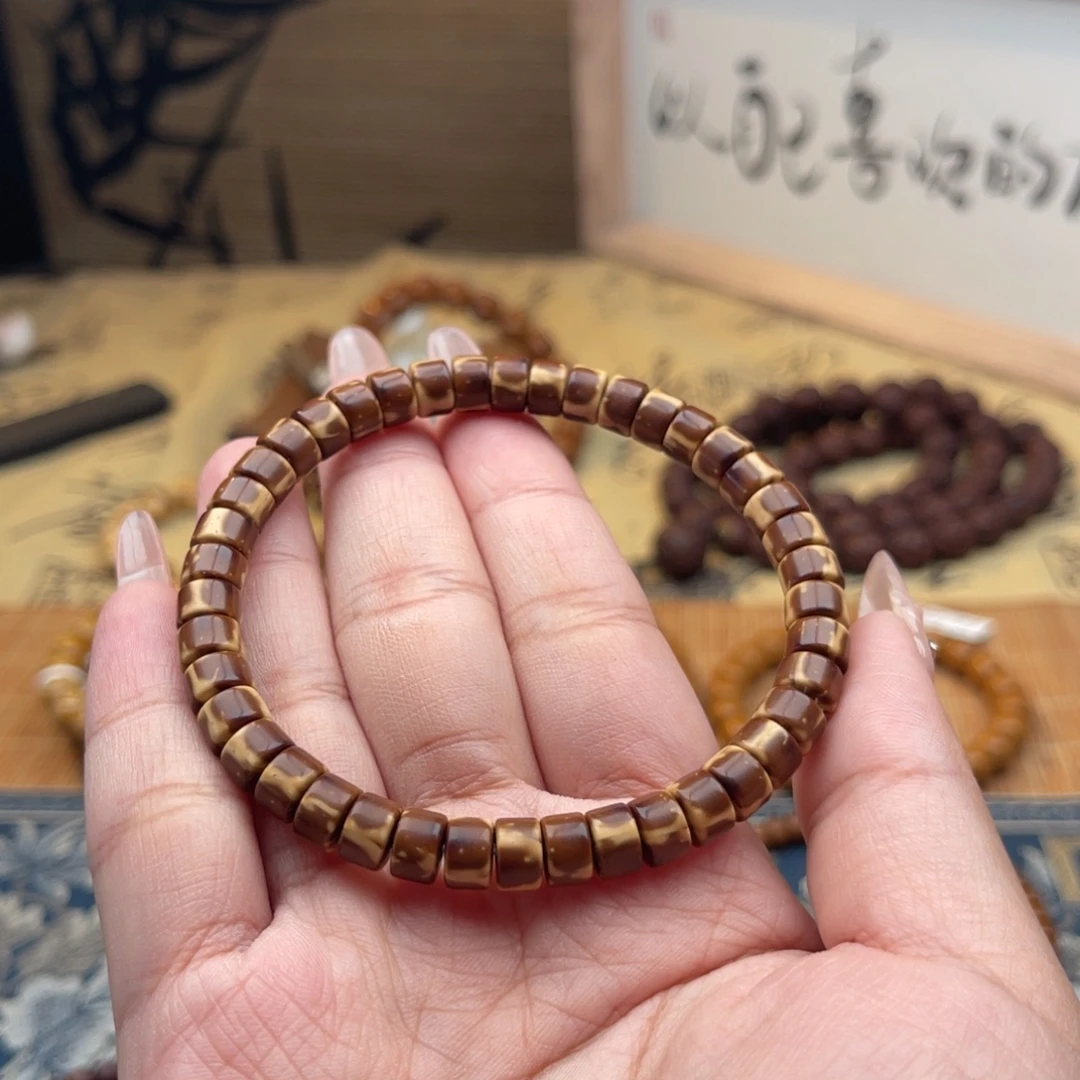 手串紫金鼠75花皮药片