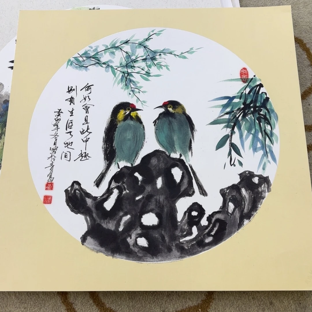 国画国画老师作品刘