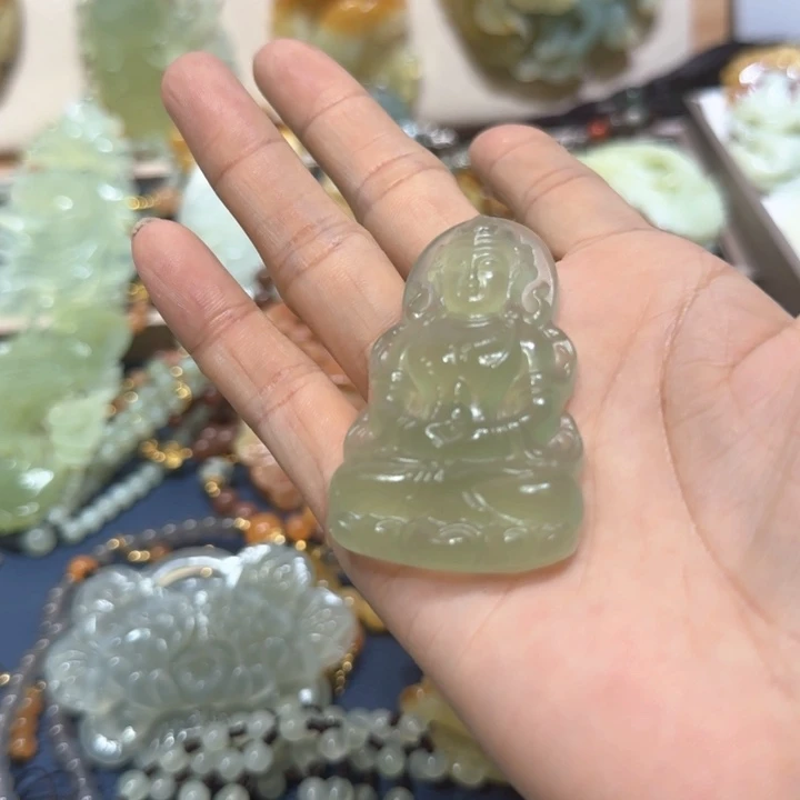 蛇纹石玉吊坠合金用****5