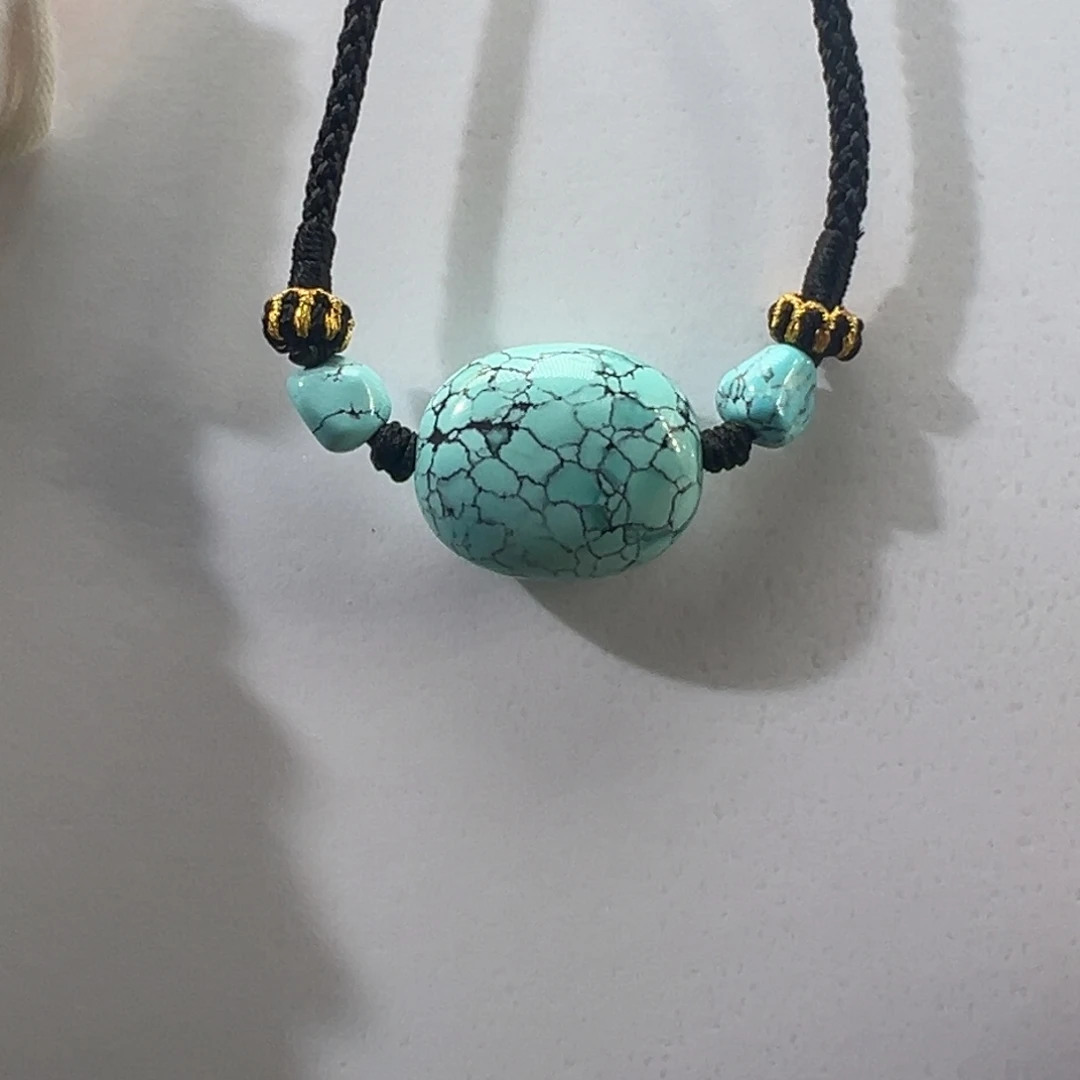 绿松石未镶嵌挂件