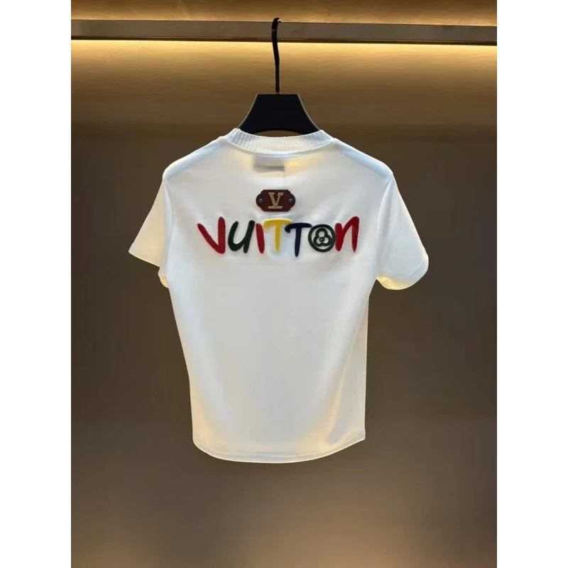 男士夏季新款轻奢休闲百搭修身时尚半袖时尚帅气高级感设计T恤男