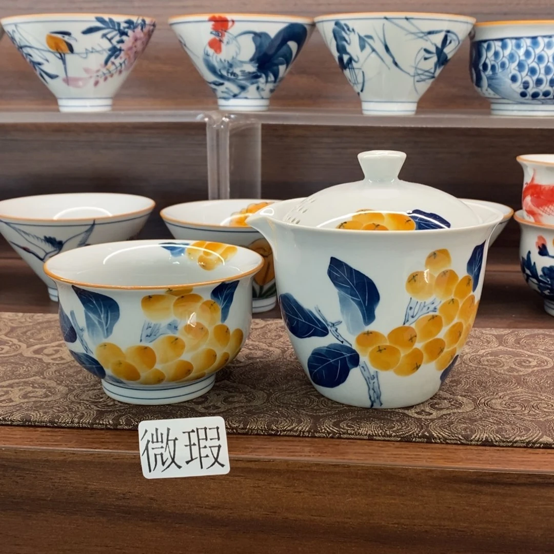 釉下彩手工绘制手工绘制