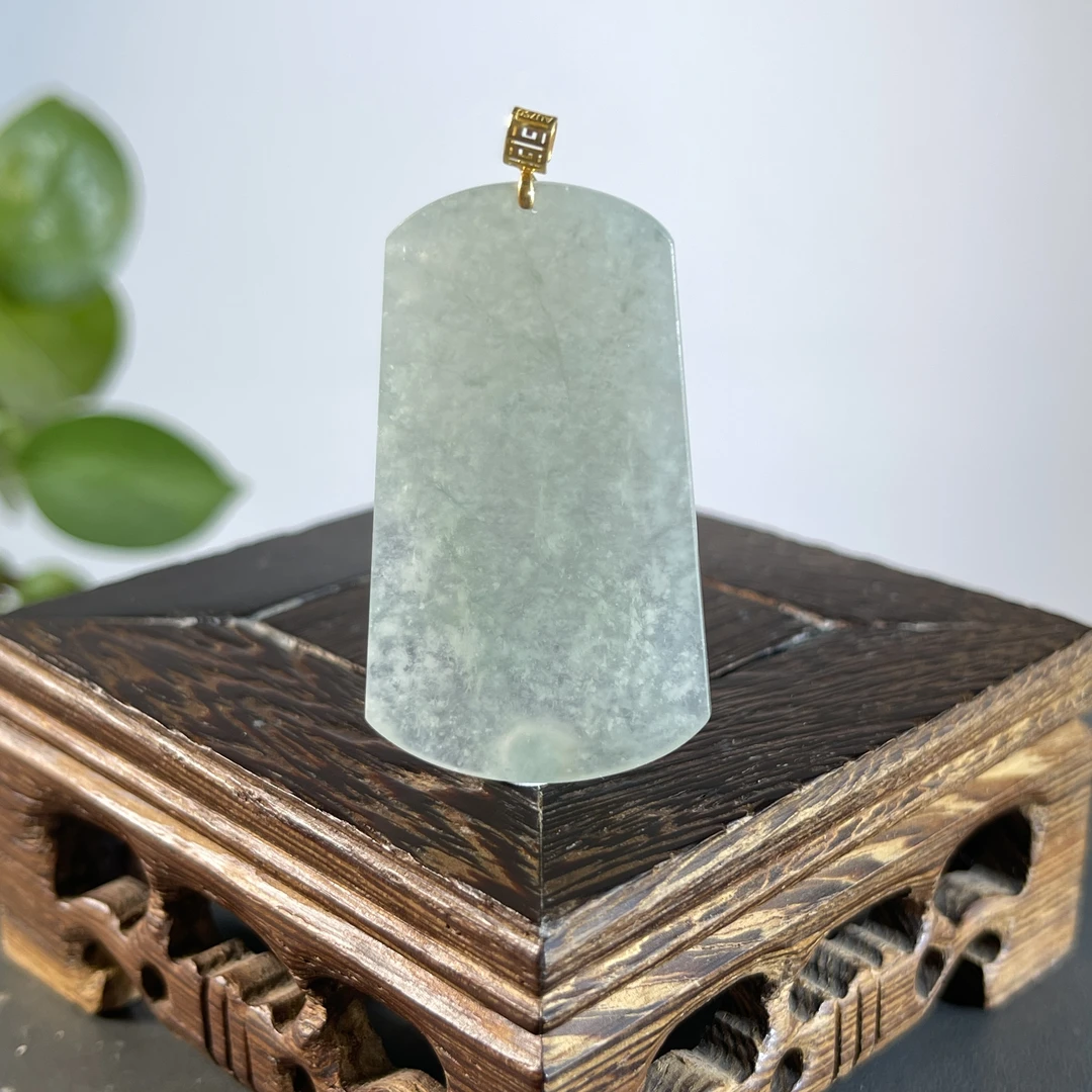 JTA29-53 天然缅甸A货翡翠 18K扣无事牌