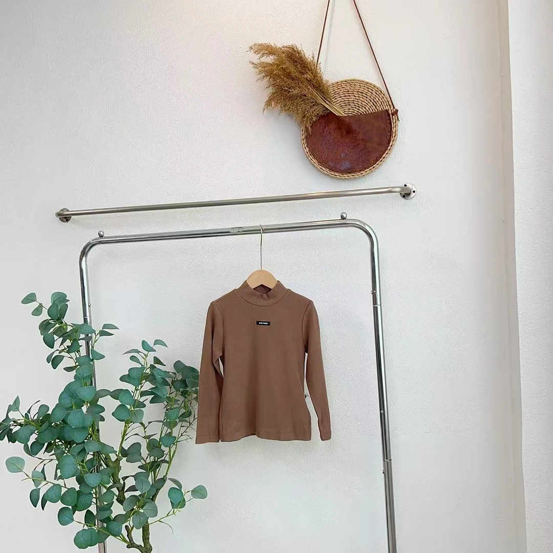 0322鸽深咖色长袖T恤