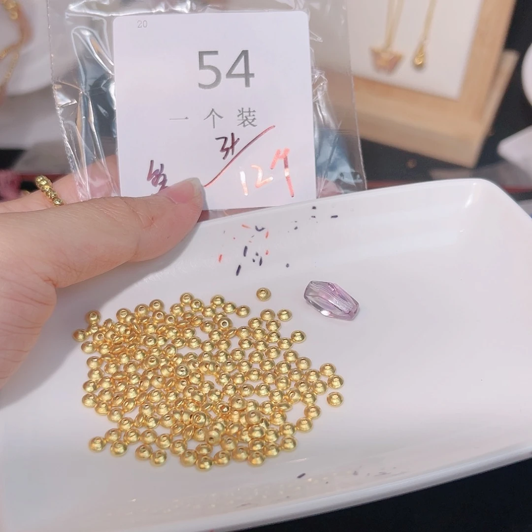 紫晶珠宝半成品银S925镀金镶嵌54
