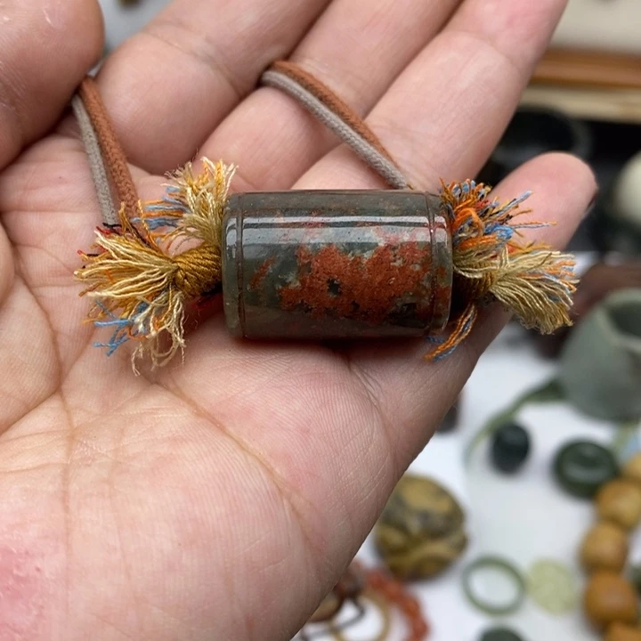 岫岩河磨玉（透闪石质玉）挂件未镶嵌