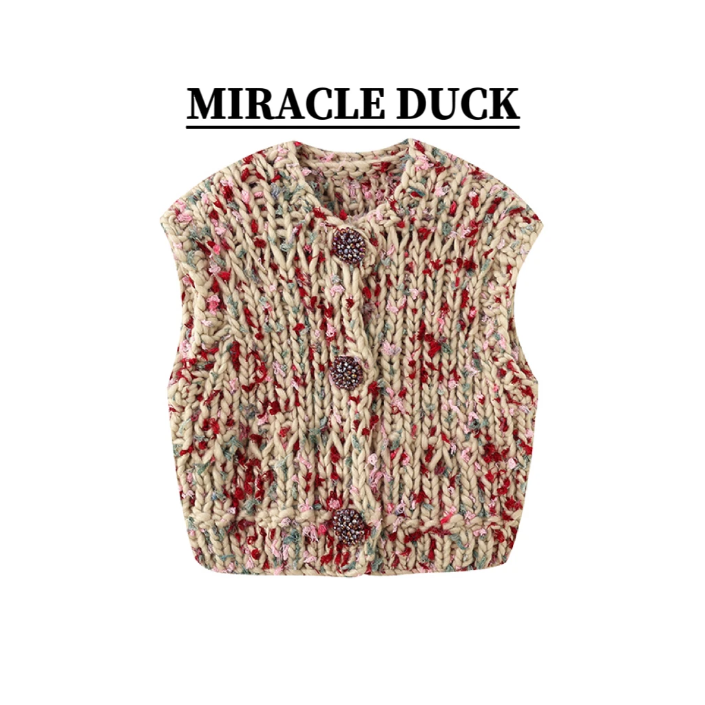 6号【枫丹白露】秋冬设计小香优雅风针织套头甜美编织韩版镂空C1964