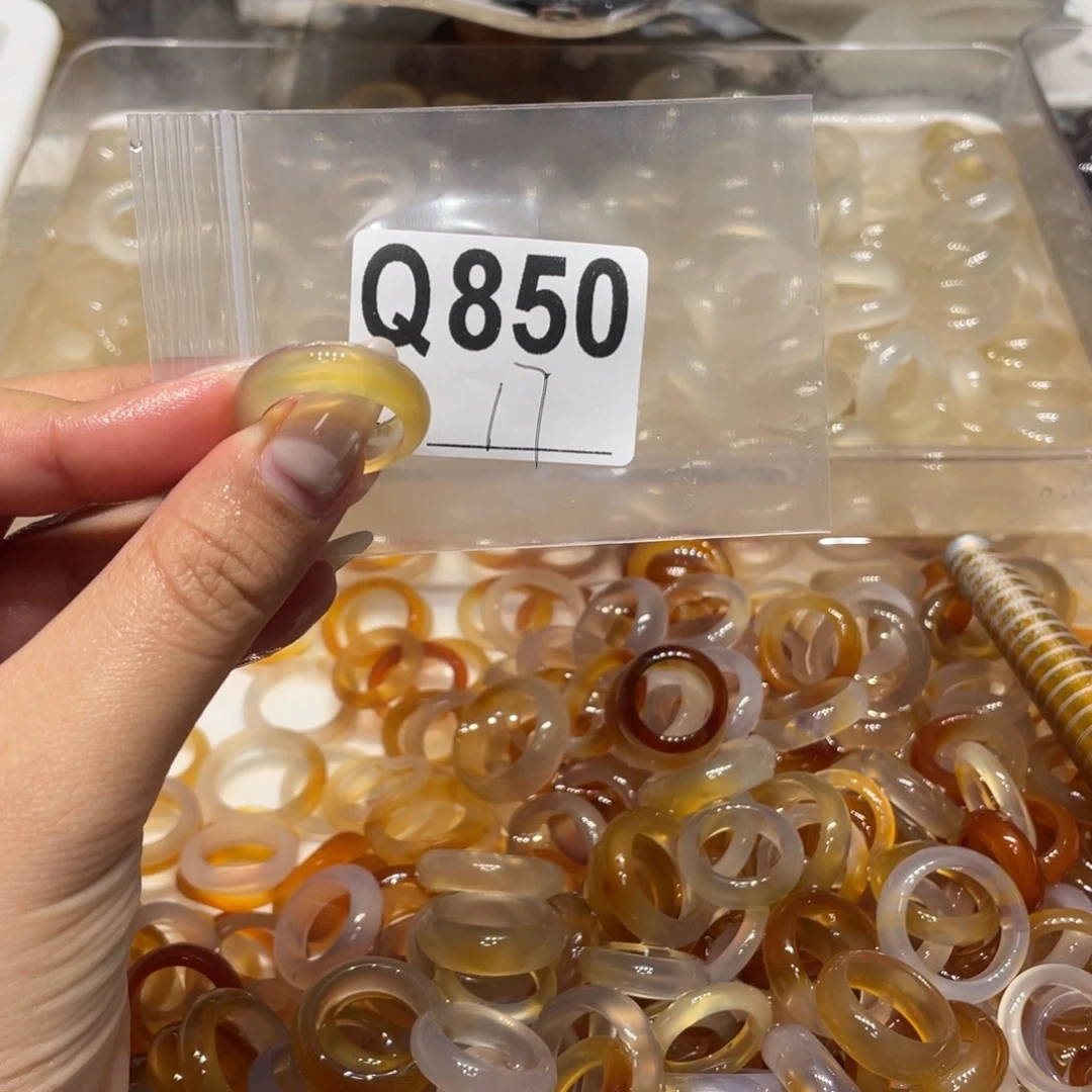 玛瑙/玉髓未镶嵌戒指850