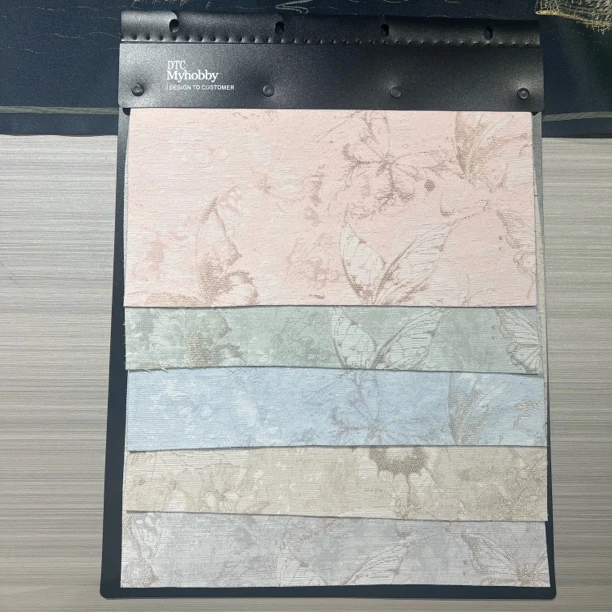 新款窗帘活动卡页《琉光蝶影》买断