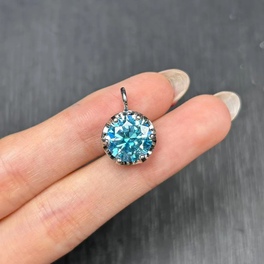 阿鲁沙-矿区高订气质925镀金女神吊坠配链869