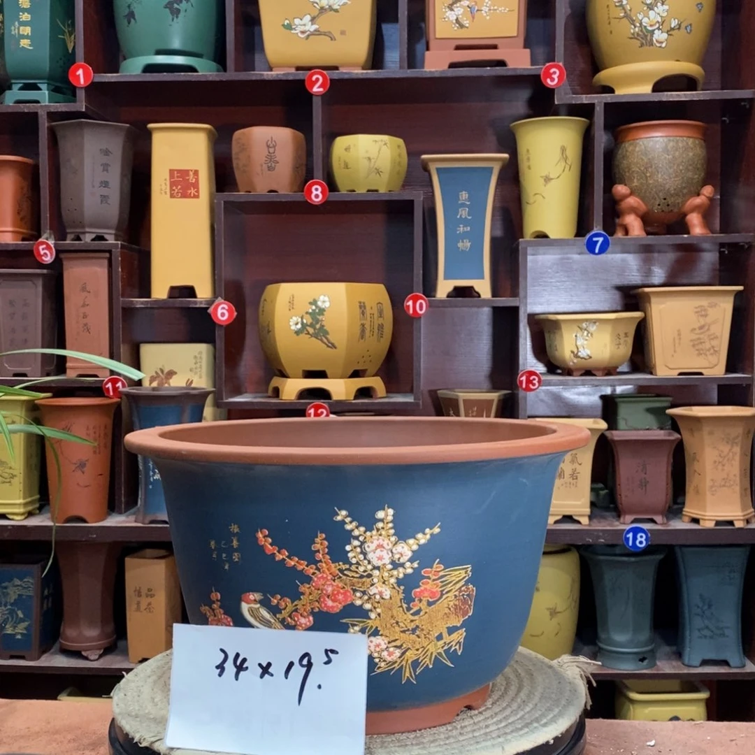 紫砂花盆紫砂花盆