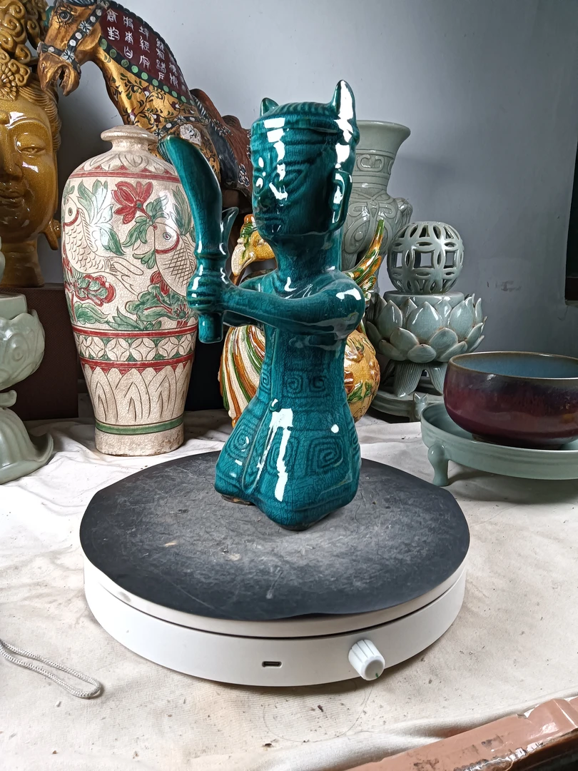 柴窑，跪人杯一件！！！！