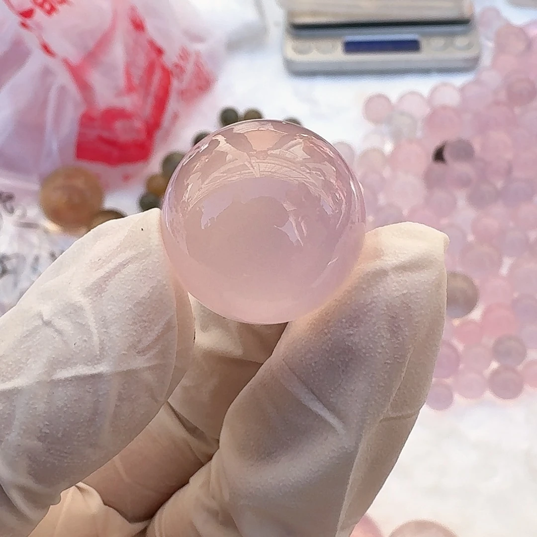 粉晶单珠21+未镶嵌紫晶可*