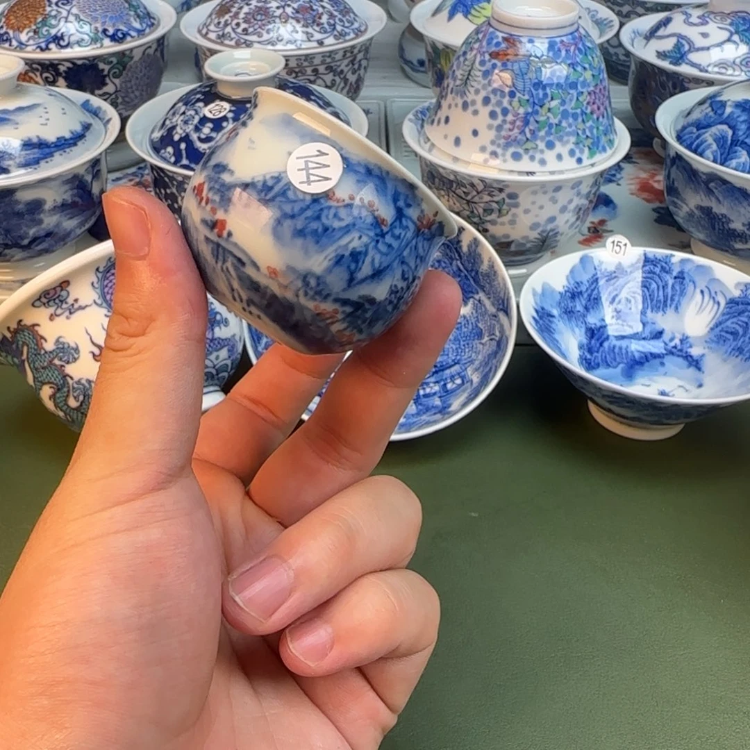 彦祖纯手工手绘茶具144