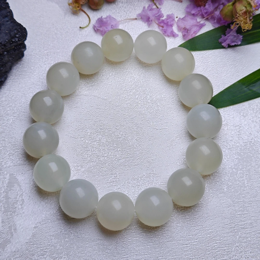 岫玉手串14mm/HGZ-XYSC-13（多样性发货）