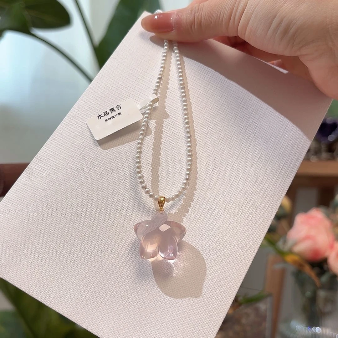 未镶嵌颈饰水晶没***-星星