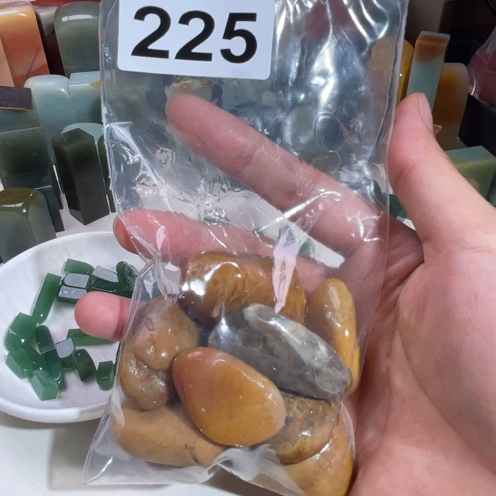 老挝石10个老挝随形